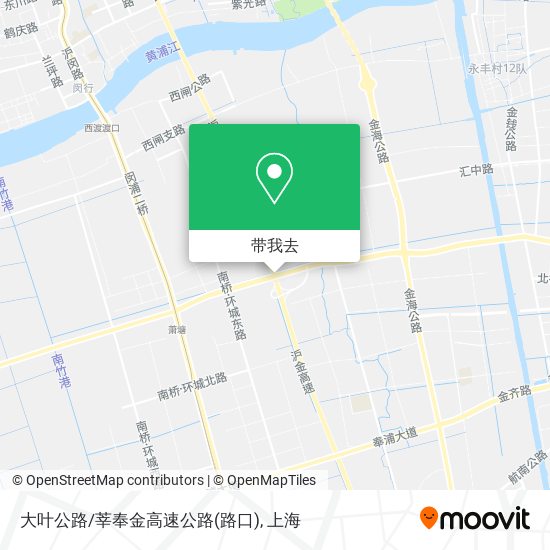 大叶公路/莘奉金高速公路(路口)地图