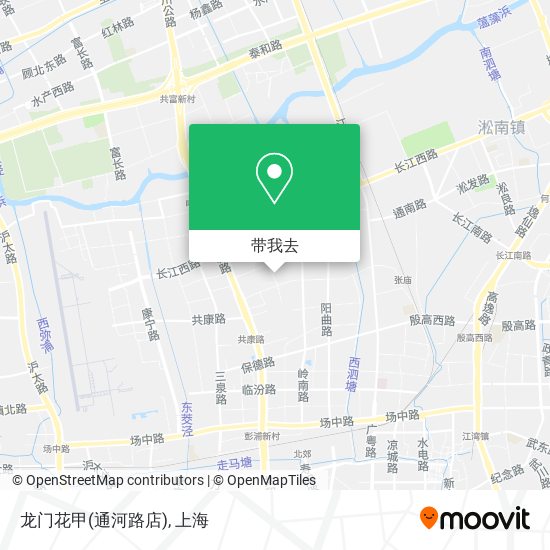 龙门花甲(通河路店)地图