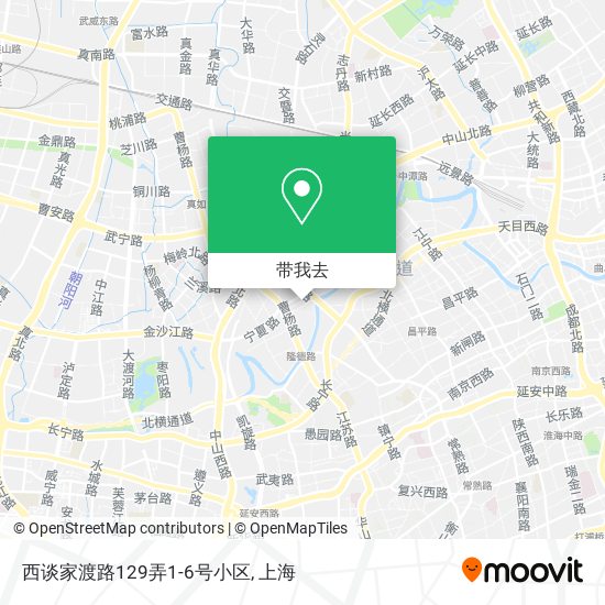 西谈家渡路129弄1-6号小区地图