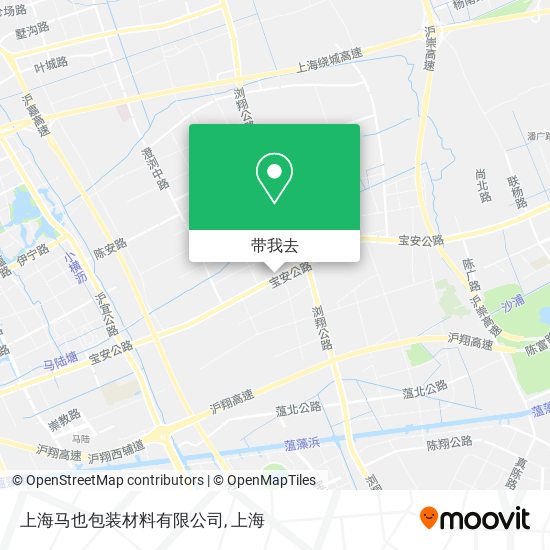 上海马也包装材料有限公司地图