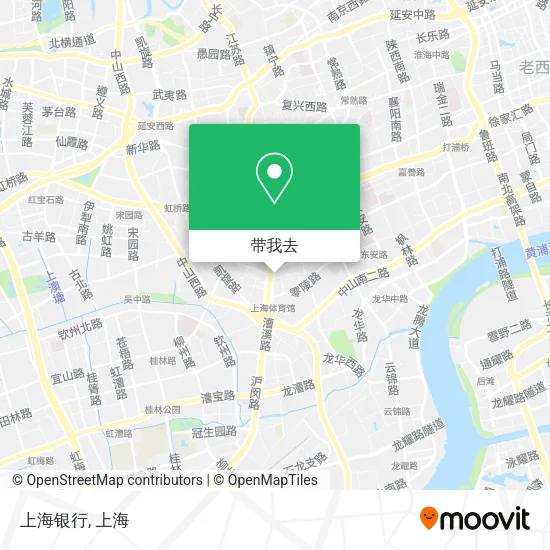 上海银行地图