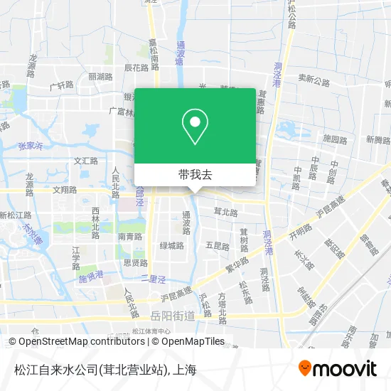 松江自来水公司(茸北营业站)地图