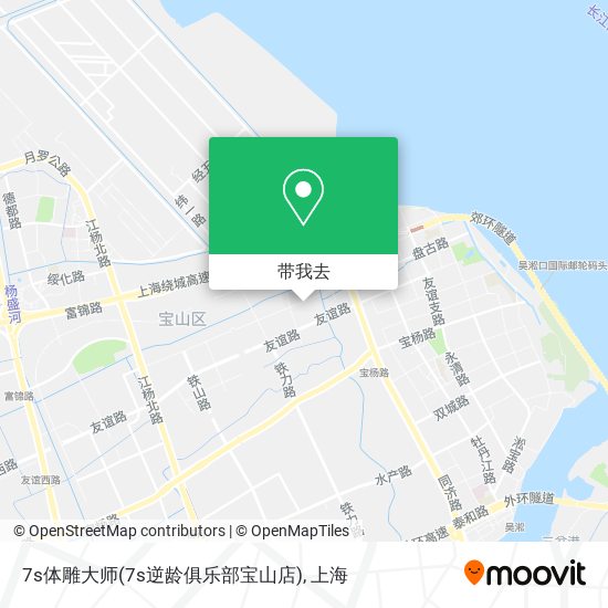 7s体雕大师(7s逆龄俱乐部宝山店)地图