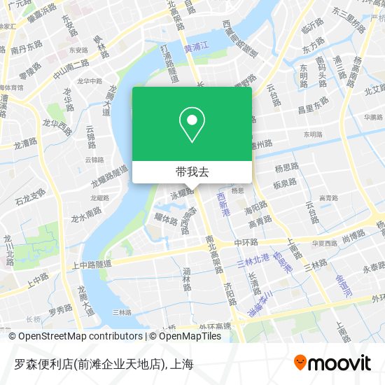 罗森便利店(前滩企业天地店)地图