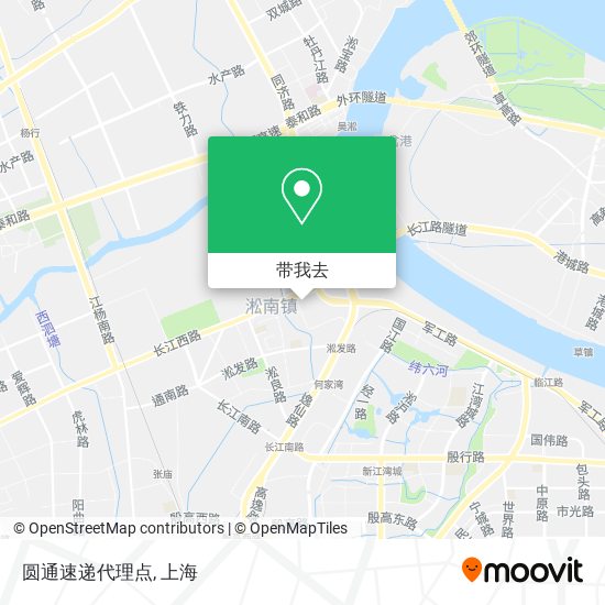 圆通速递代理点地图