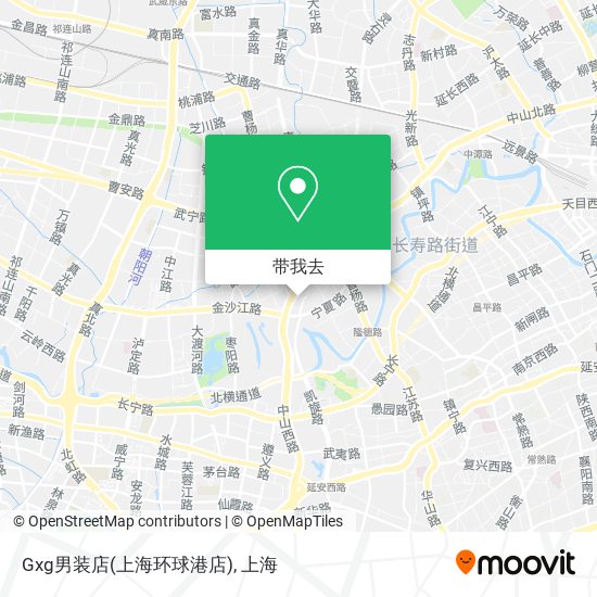 Gxg男装店(上海环球港店)地图