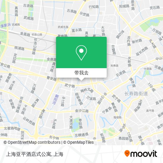 上海亚平酒店式公寓地图