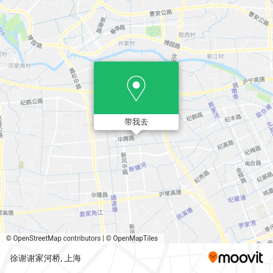 徐谢谢家河桥地图