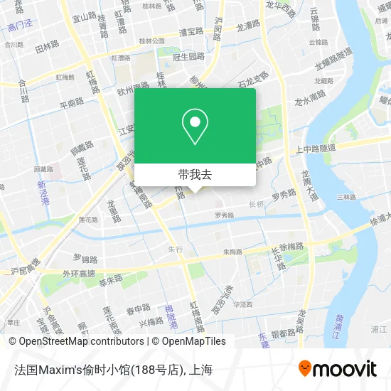 法国Maxim's偷时小馆(188号店)地图