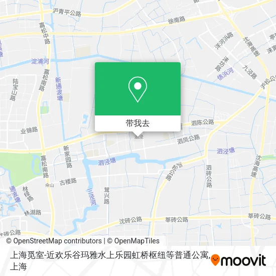 上海觅室-近欢乐谷玛雅水上乐园虹桥枢纽等普通公寓地图