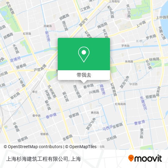 上海杉海建筑工程有限公司地图