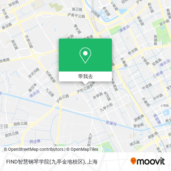FIND智慧钢琴学院(九亭金地校区)地图