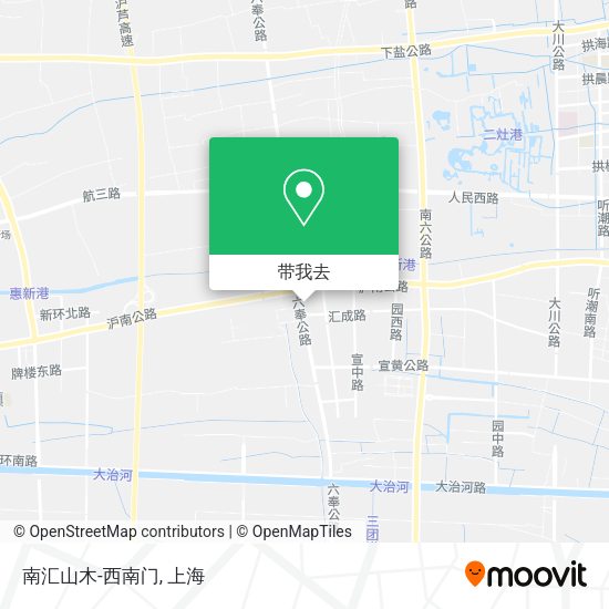 南汇山木-西南门地图