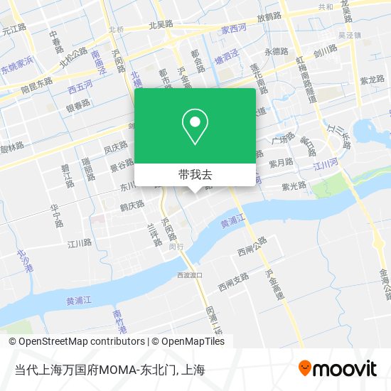 当代上海万国府MOMA-东北门地图