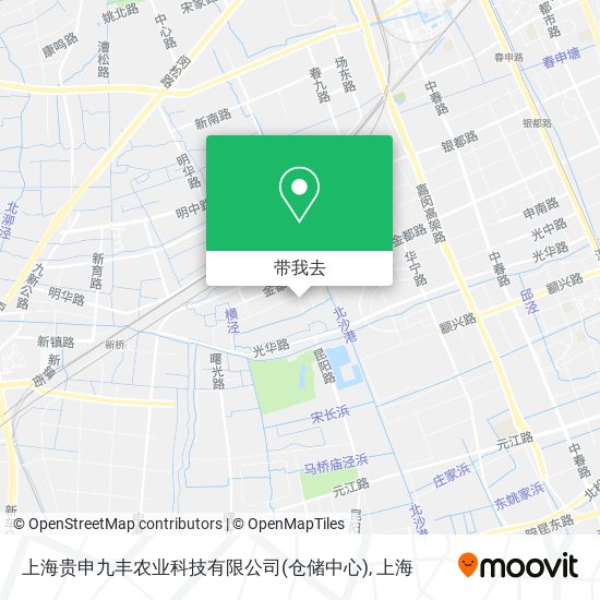 上海贵申九丰农业科技有限公司(仓储中心)地图