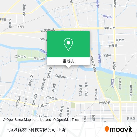 上海鼎优农业科技有限公司地图