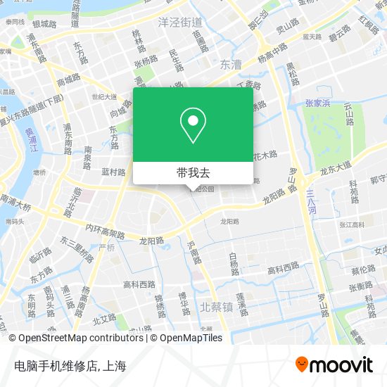 电脑手机维修店地图