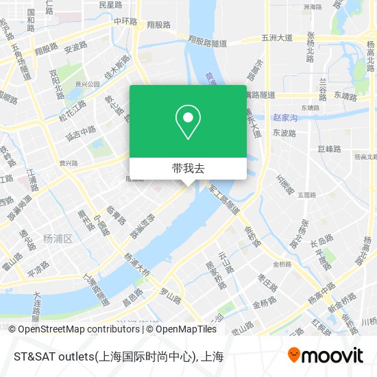 ST&SAT outlets(上海国际时尚中心)地图