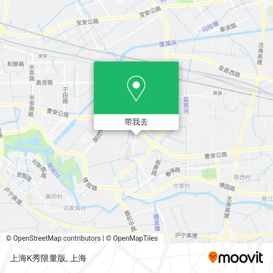 上海K秀限量版地图