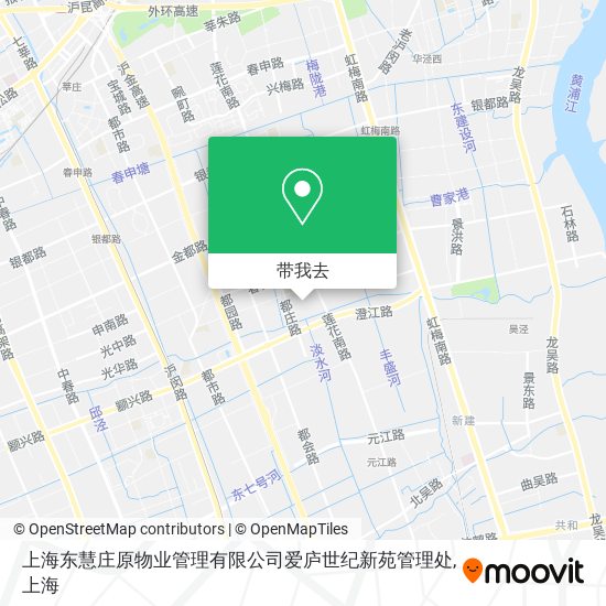 上海东慧庄原物业管理有限公司爱庐世纪新苑管理处地图