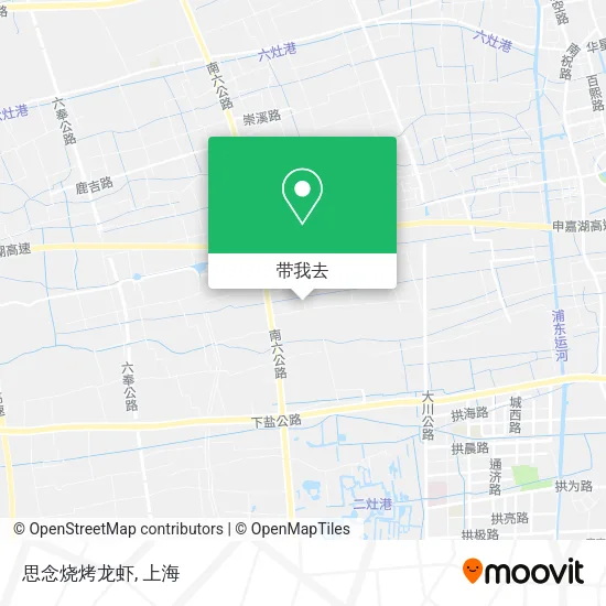 思念烧烤龙虾地图