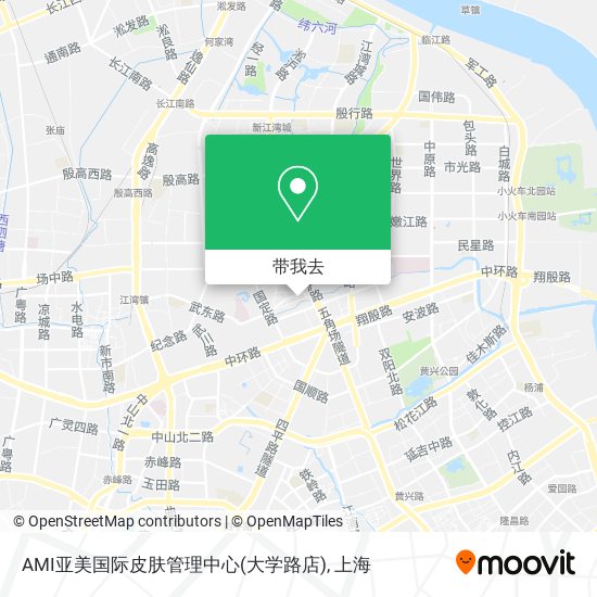 AMI亚美国际皮肤管理中心(大学路店)地图