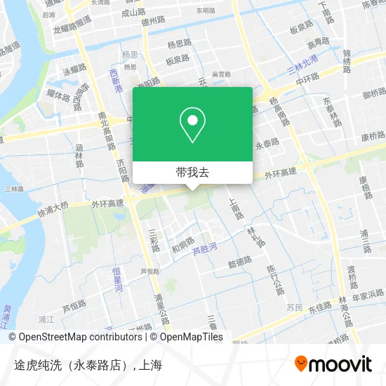 途虎纯洗（永泰路店）地图