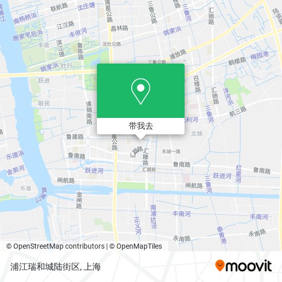 浦江瑞和城陆街区地图