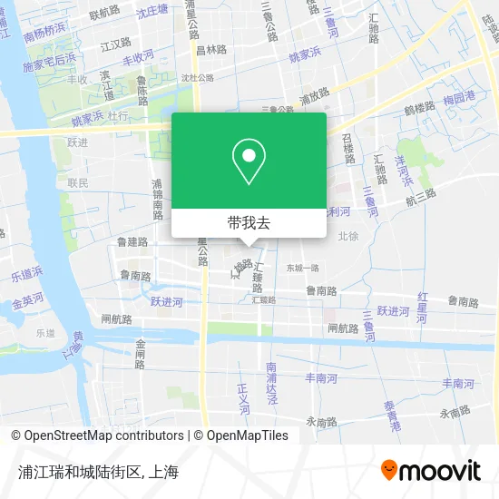 浦江瑞和城陆街区地图