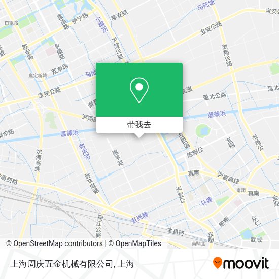 上海周庆五金机械有限公司地图