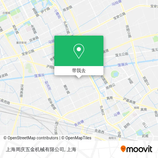 上海周庆五金机械有限公司地图