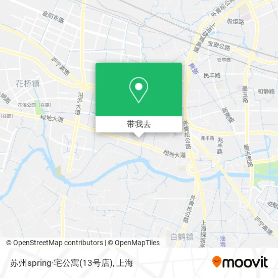 苏州spring·宅公寓(13号店)地图