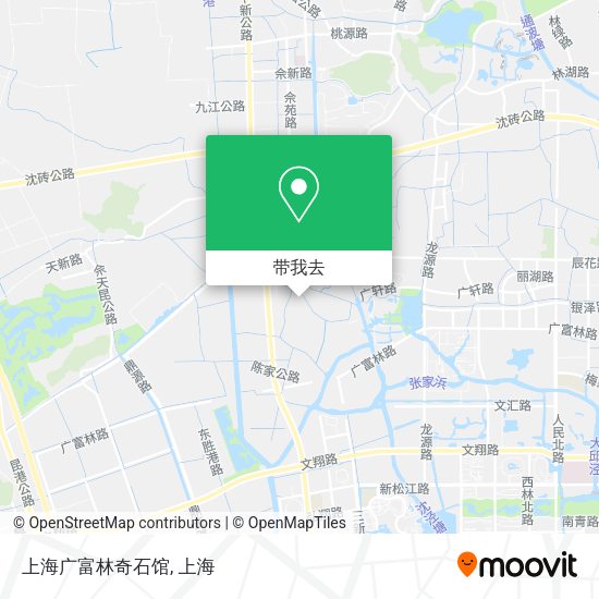 上海广富林奇石馆地图