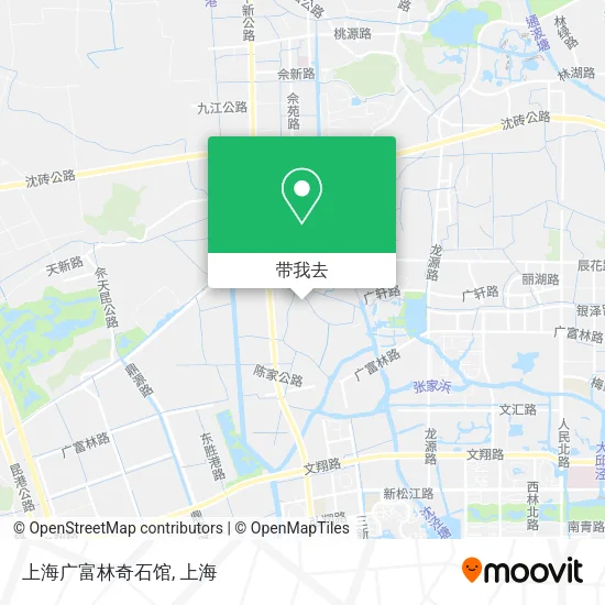上海广富林奇石馆地图