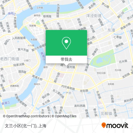 文兰小区(北一门)地图