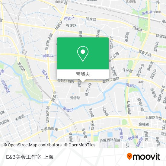 E&B美妆工作室地图