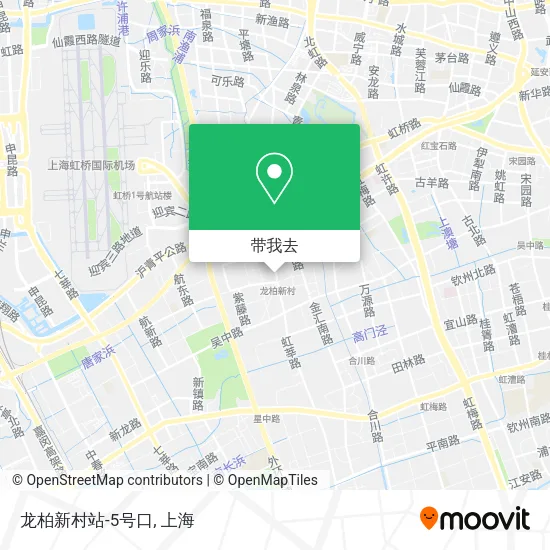 龙柏新村站-5号口地图