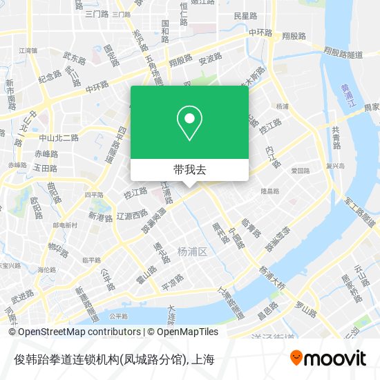 俊韩跆拳道连锁机构(凤城路分馆)地图