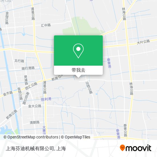 上海芬迪机械有限公司地图