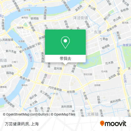 万芸健康药房地图