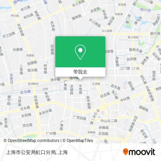 上海市公安局虹口分局地图