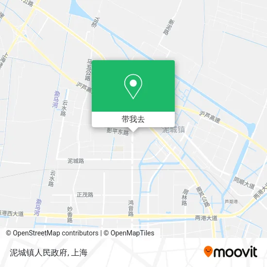 泥城镇人民政府地图