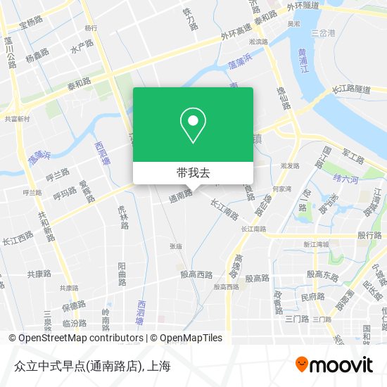 众立中式早点(通南路店)地图