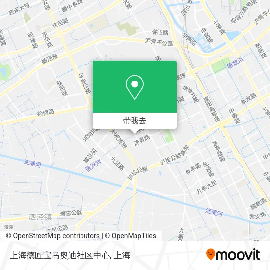 上海德匠宝马奥迪社区中心地图