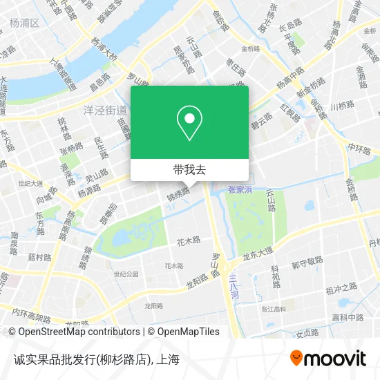 诚实果品批发行(柳杉路店)地图