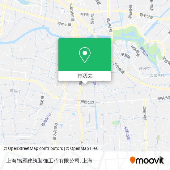 上海锦雁建筑装饰工程有限公司地图