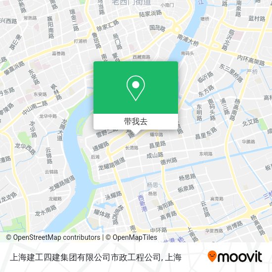 上海建工四建集团有限公司市政工程公司地图