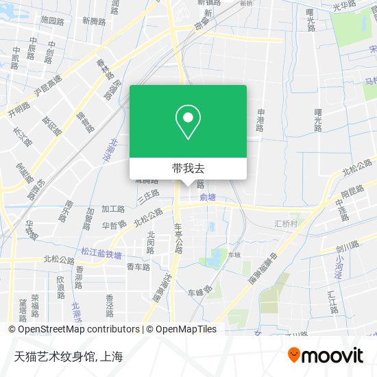 天猫艺术纹身馆地图