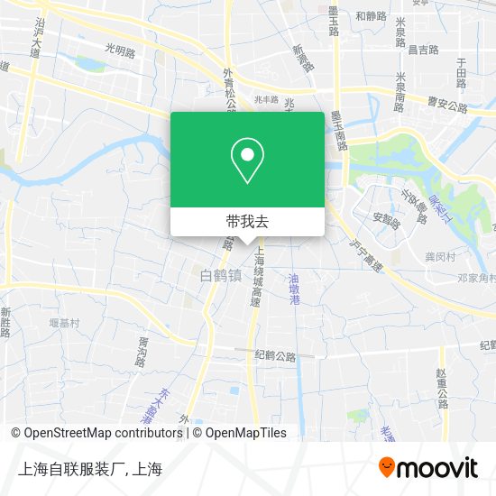 上海自联服装厂地图