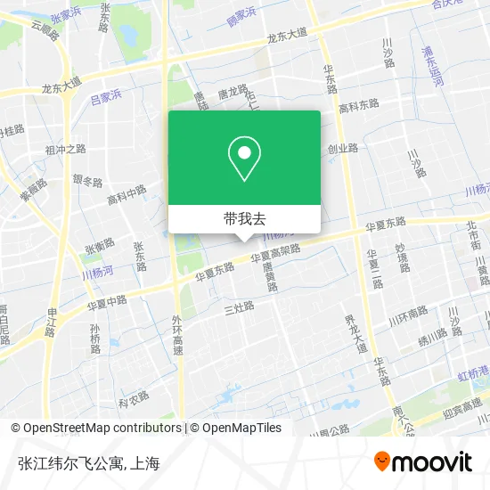 张江纬尔飞公寓地图